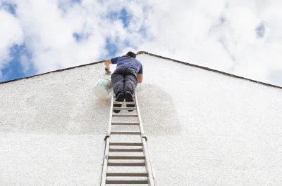 Peinture extérieure à Valvignères — façades et ravalement